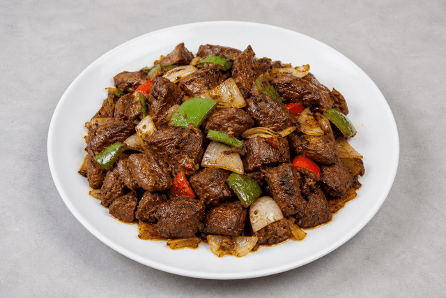 Photorealistic Beef tibs menu-main p05 food image by VDAMO