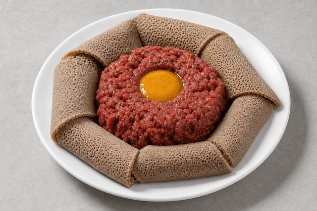 Photorealistic Kitfo menu-main p08 food image by VDAMO