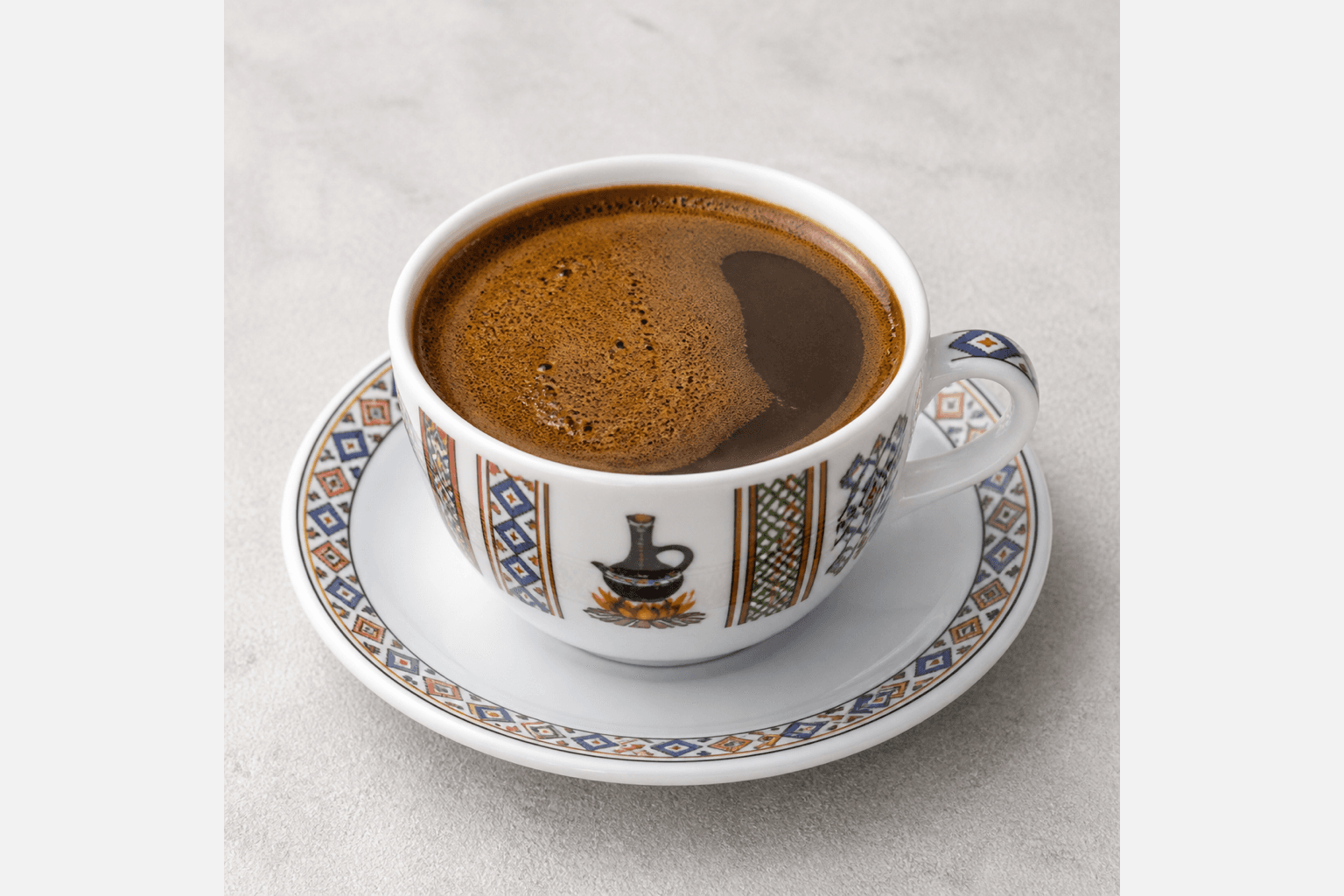 Photorealistic Ethiopian coffee bunna menu-main p02 food image by VDAMO