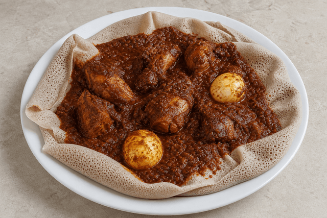 Photorealistic Doro wat with injera menu-main p01 food image by VDAMO