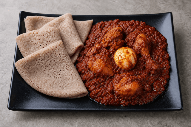Photorealistic Doro wat with injera menu-main p02 food image by VDAMO