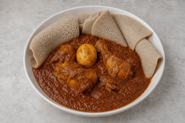 Photorealistic Doro wat with injera menu-main p04 food image by VDAMO