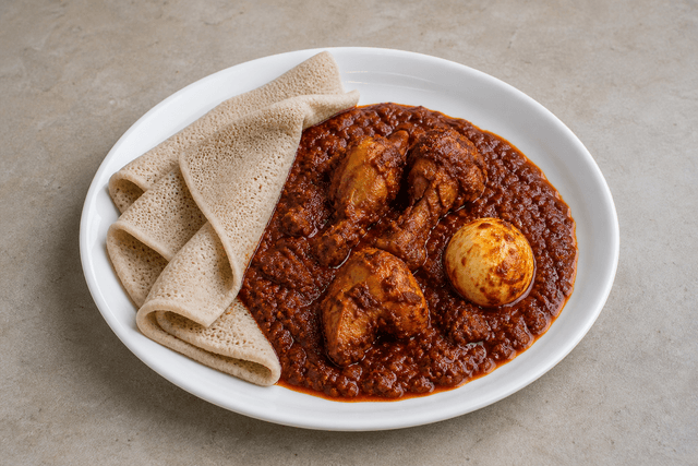 Photorealistic Doro wat with injera menu-main p09 food image by VDAMO