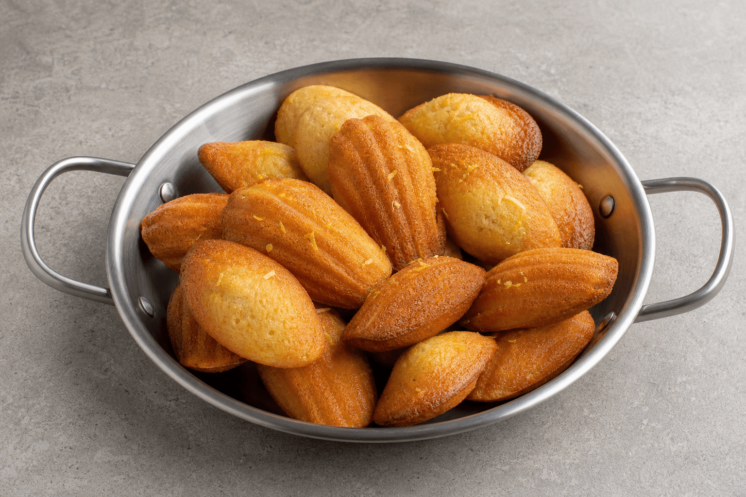 Photorealistic Madeleine P05 food image by VDAMO