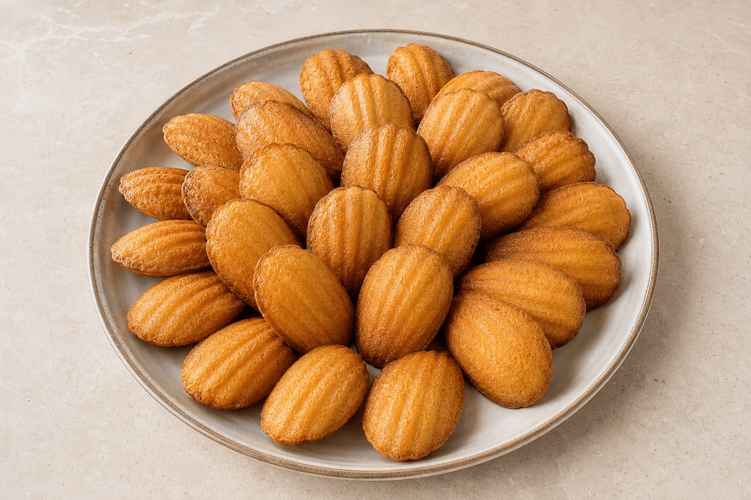 Photorealistic Madeleine P10 food image by VDAMO