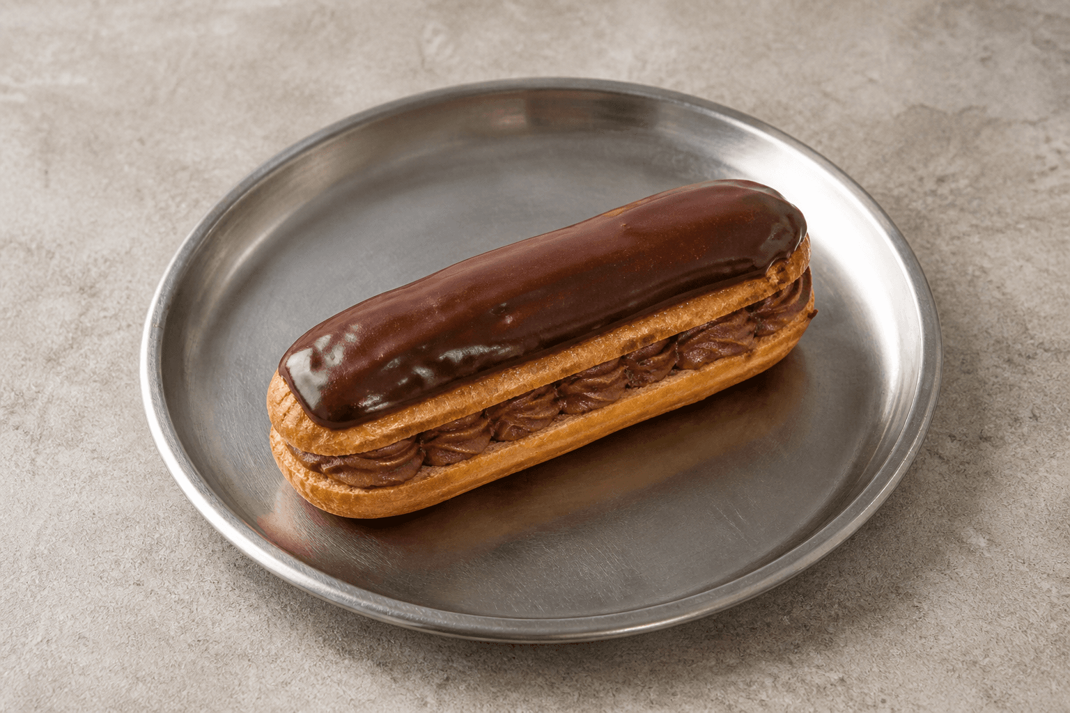 Photorealistic Chocolate eclair P05 food image by VDAMO