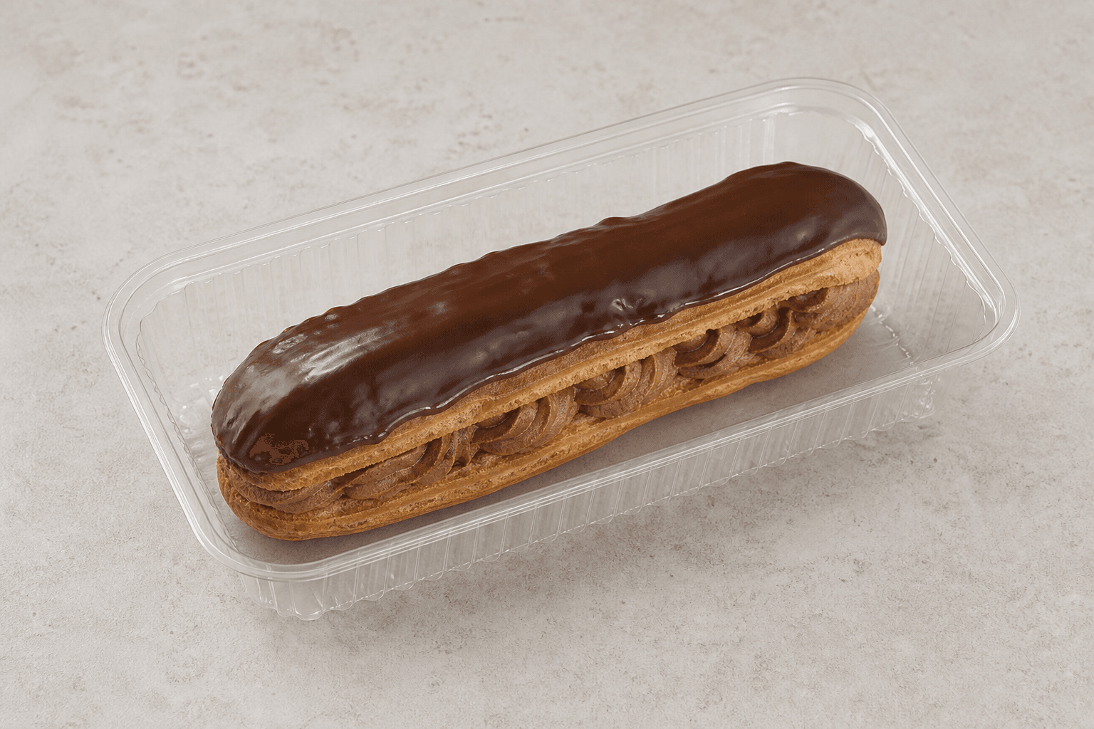 Photorealistic Chocolate eclair P07 food image by VDAMO