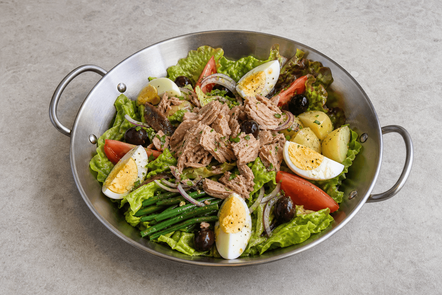 Photorealistic Nicoise salad P05 food image by VDAMO