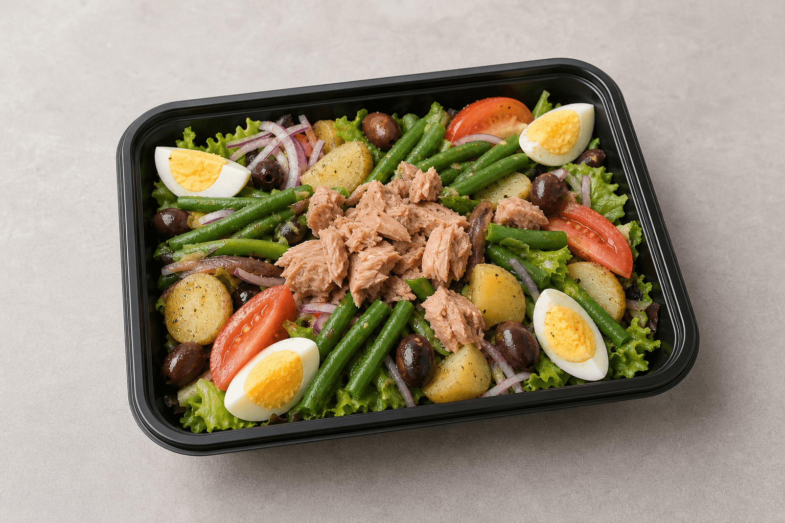 Photorealistic Nicoise salad P06 food image by VDAMO