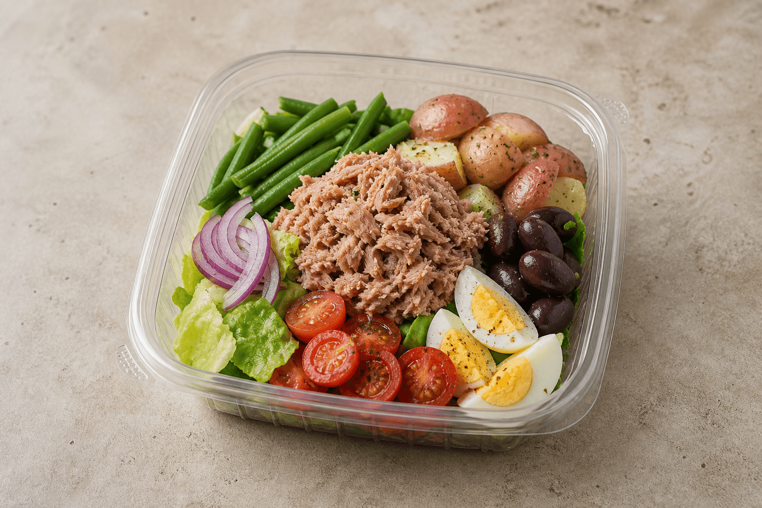 Photorealistic Nicoise salad P07 food image by VDAMO