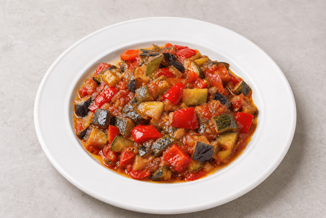 Photorealistic Ratatouille menu-main p01 food image by VDAMO