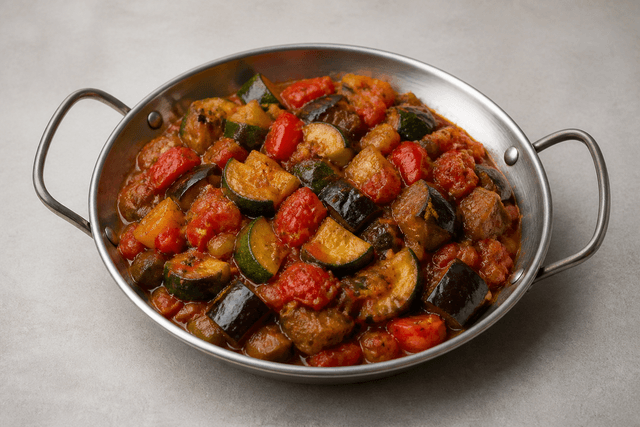 Photorealistic Ratatouille menu-main p05 food image by VDAMO