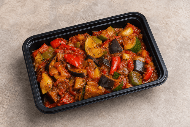 Photorealistic Ratatouille menu-main p06 food image by VDAMO