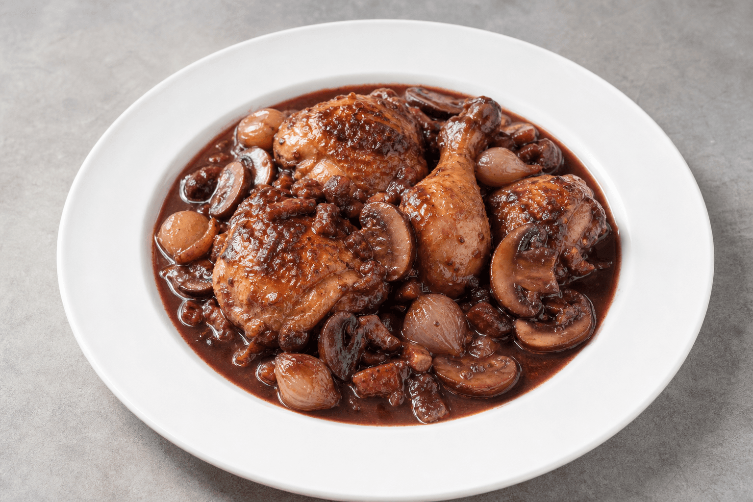 Photorealistic Coq au vin P01 food image by VDAMO