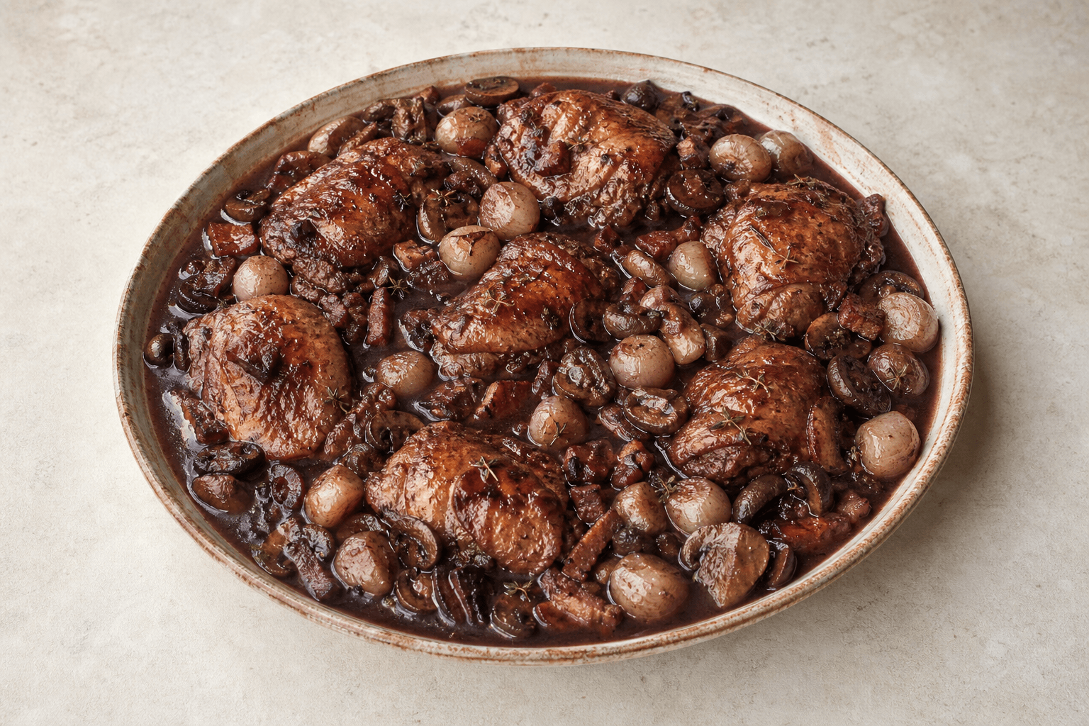 Photorealistic Coq au vin P10 food image by VDAMO