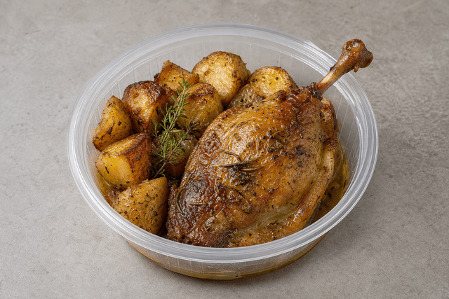 Photorealistic Duck confit menu-main p07 food image by VDAMO