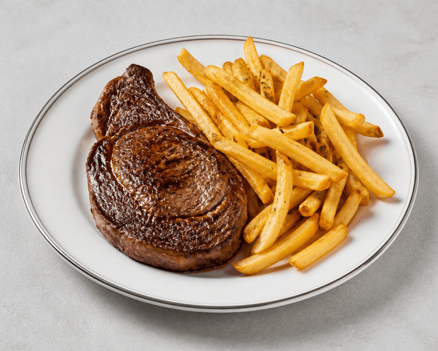 Photorealistic Steak frites menu-main p07 food image by VDAMO