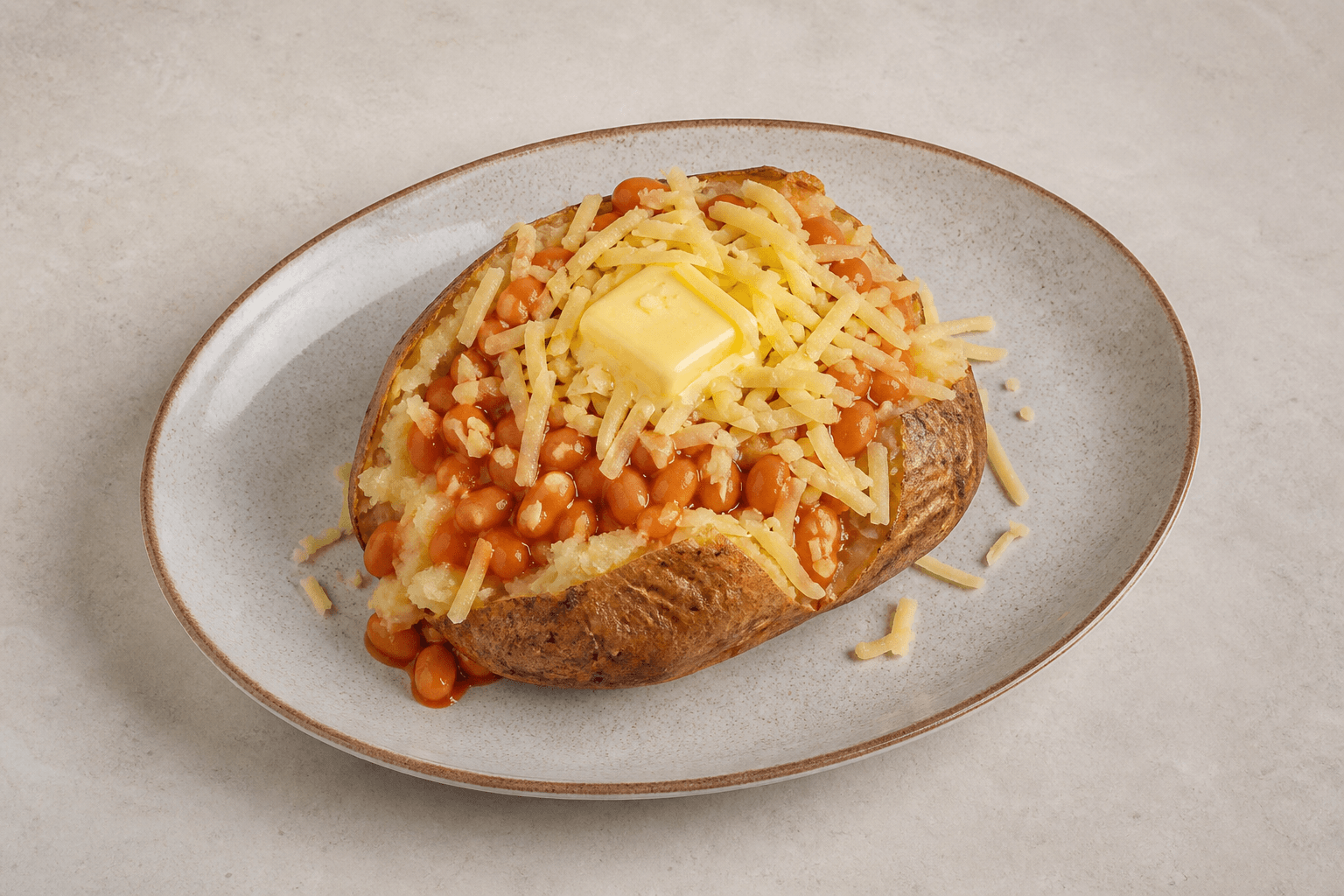 Photorealistic Jacket potato menu-main p03 food image by VDAMO