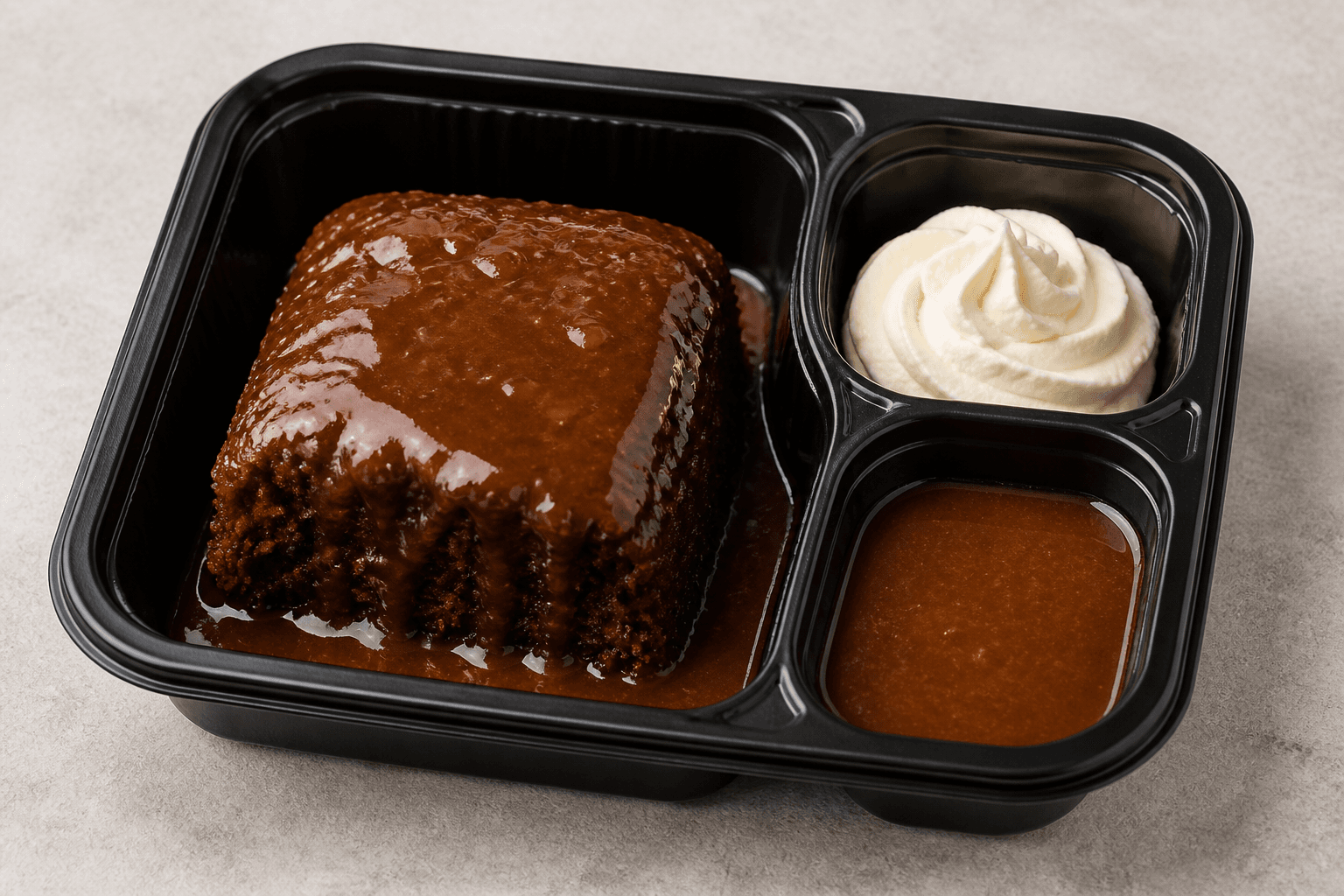 Photorealistic Sticky toffee pudding menu-main p08 food image by VDAMO
