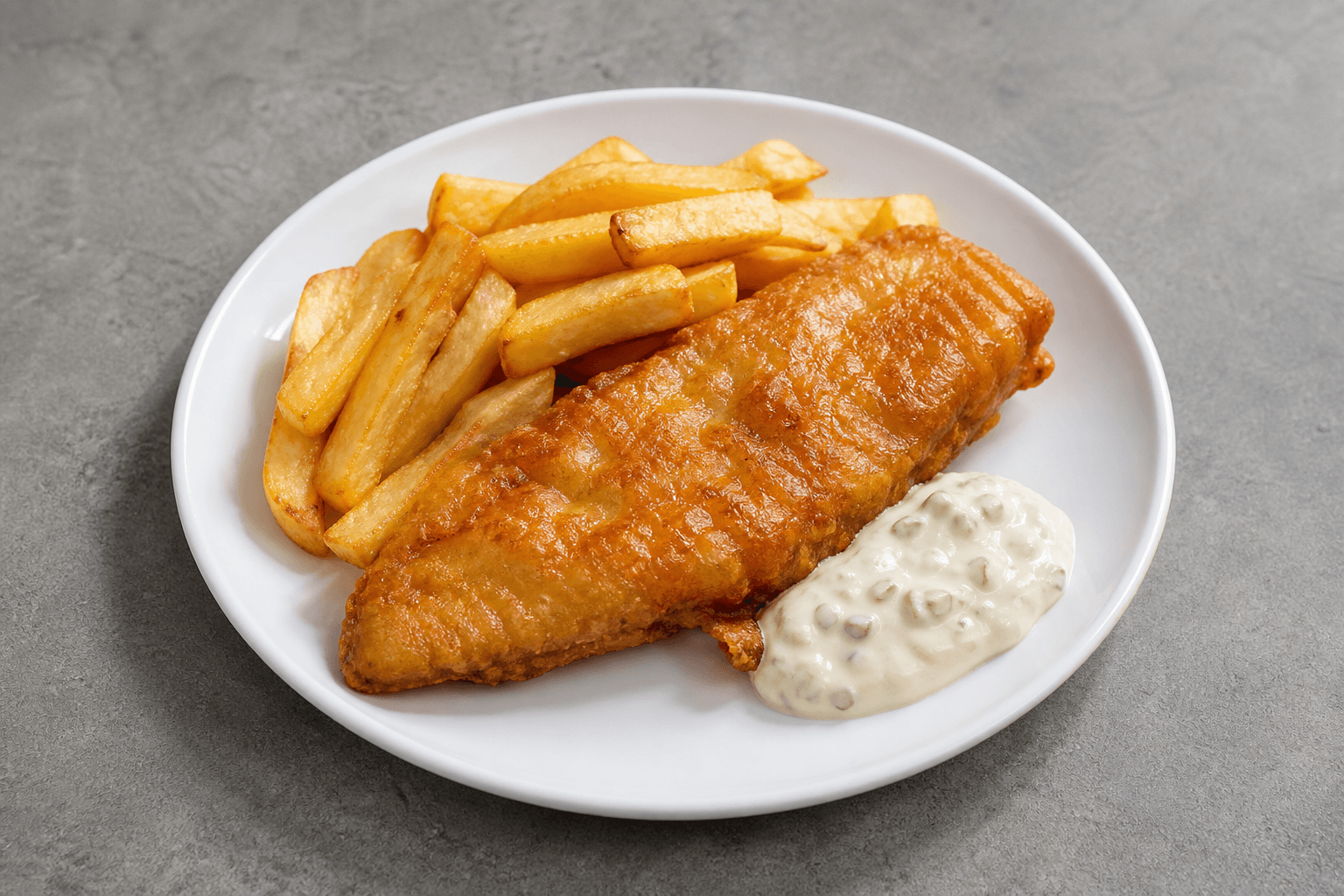 Photorealistic Fish and chips P09 food image by VDAMO