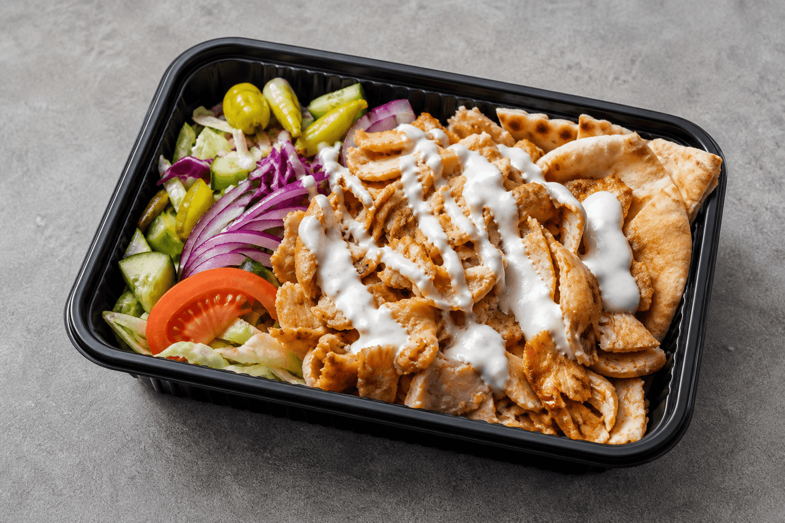 Photorealistic Chicken doner kebab menu-main p06 food image by VDAMO