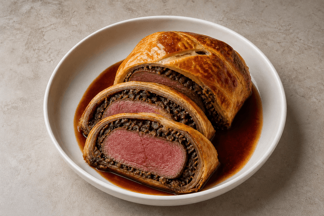 Photorealistic ビーフウェリントン menu-main p04 food image by VDAMO