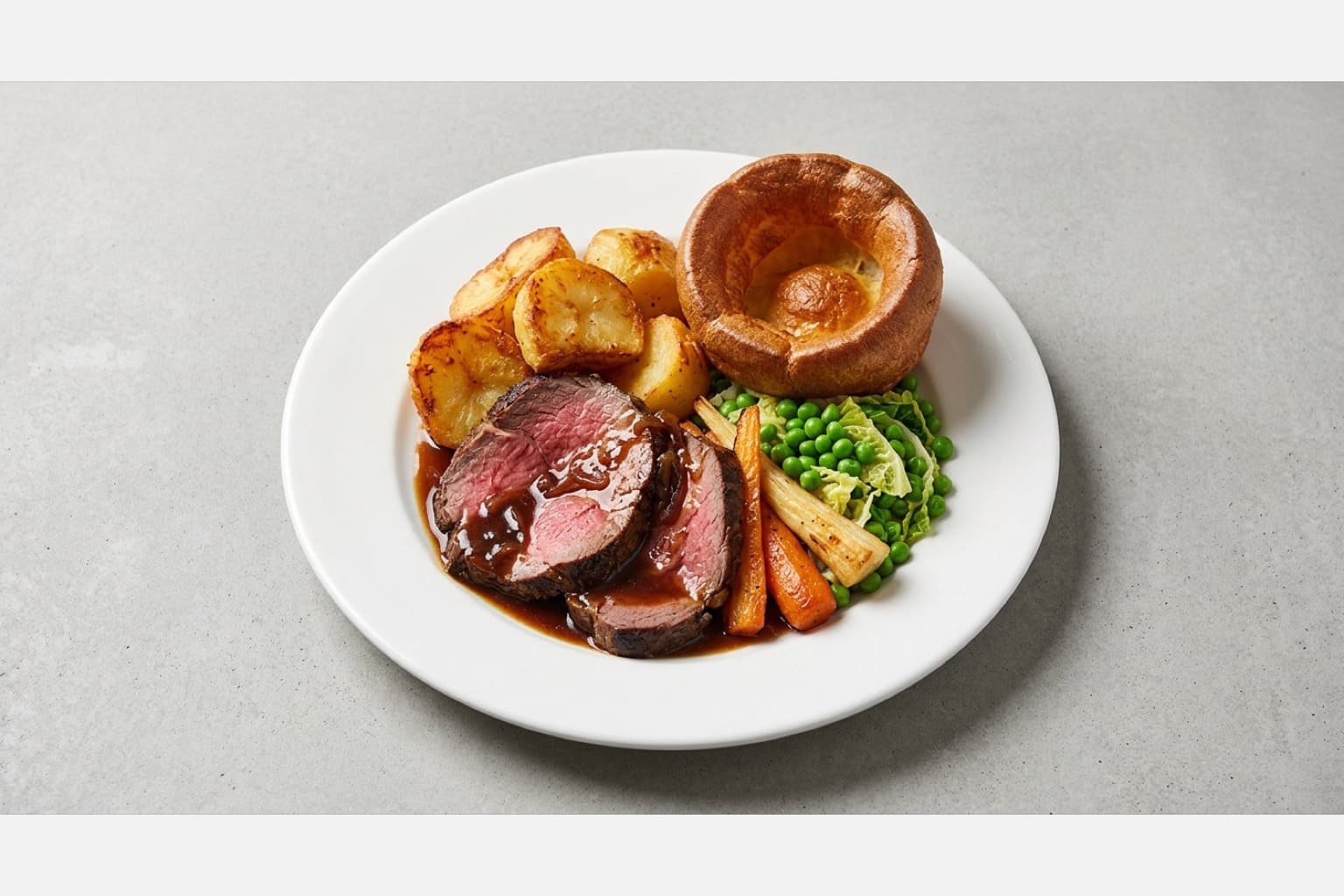 Photorealistic Sunday roast menu-main p04 food image by VDAMO