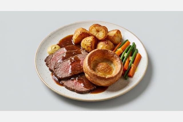 Photorealistic Sunday roast menu-main p05 food image by VDAMO