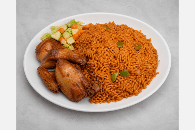 Photorealistic Ghana jollof rice menu-main p03 food image by VDAMO