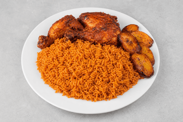Photorealistic Ghana jollof rice menu-main p07 food image by VDAMO
