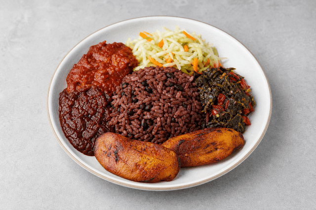 Photorealistic Waakye menu-main p02 food image by VDAMO