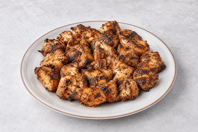 Photorealistic Chicken kontosouvli menu-main p02 food image by VDAMO