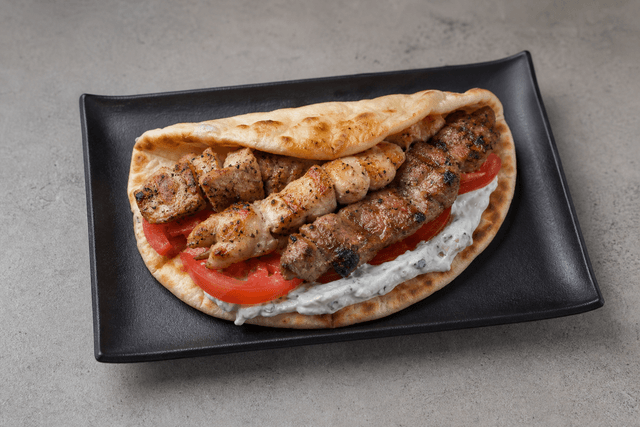 Photorealistic Souvlaki menu-main p02 food image by VDAMO