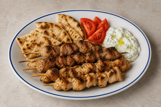 Photorealistic Souvlaki menu-main p03 food image by VDAMO