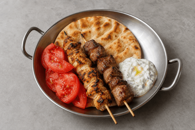 Photorealistic Souvlaki menu-main p05 food image by VDAMO