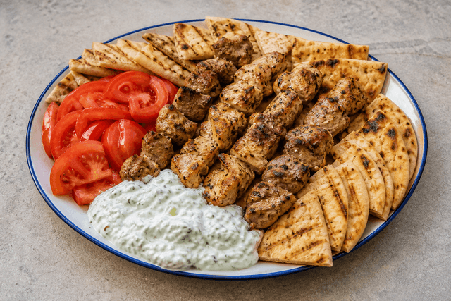 Photorealistic Souvlaki menu-main p10 food image by VDAMO