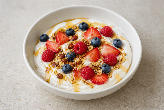 Imagem de comida VDAMO: Greek yogurt bowl menu-main p04