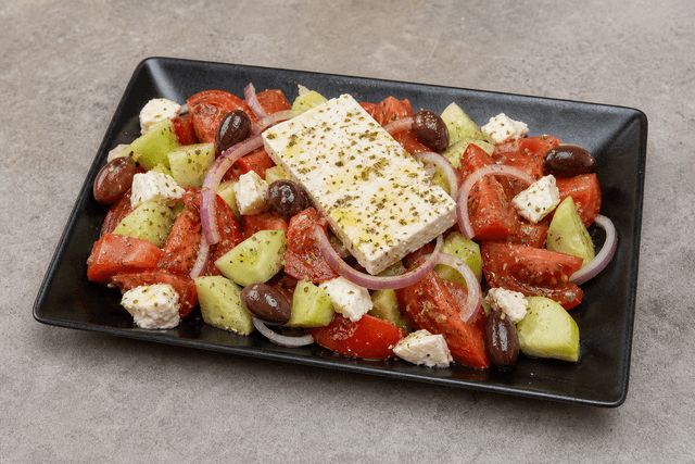 Photorealistic Greek salad menu-main p02 food image by VDAMO