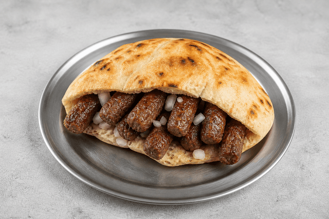 Photorealistic Cevapi in lepinja menu-main p07 food image by VDAMO