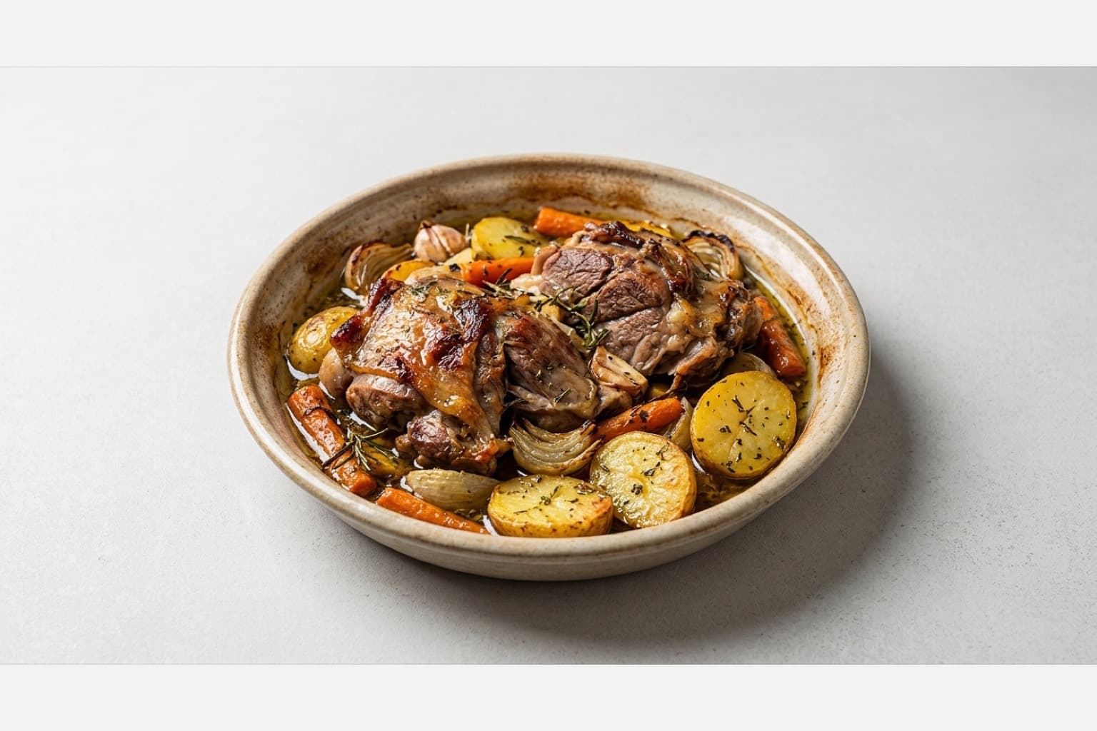 Photorealistic Peka lamb menu-main p09 food image by VDAMO