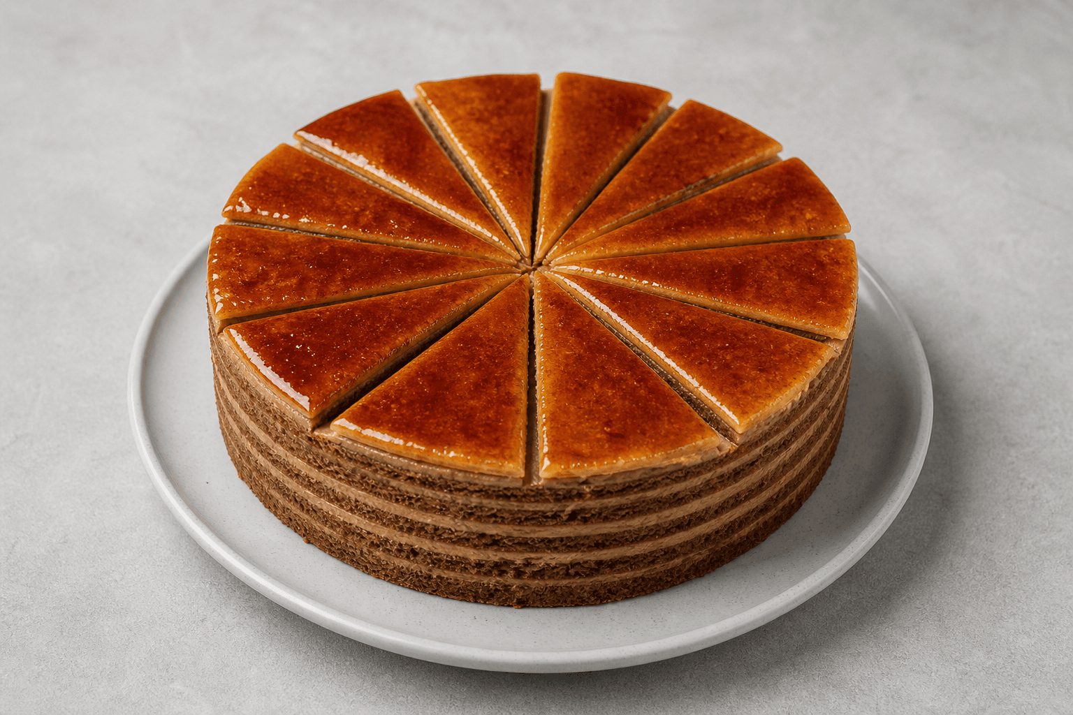 Photorealistic Dobos torte menu-main p04 food image by VDAMO