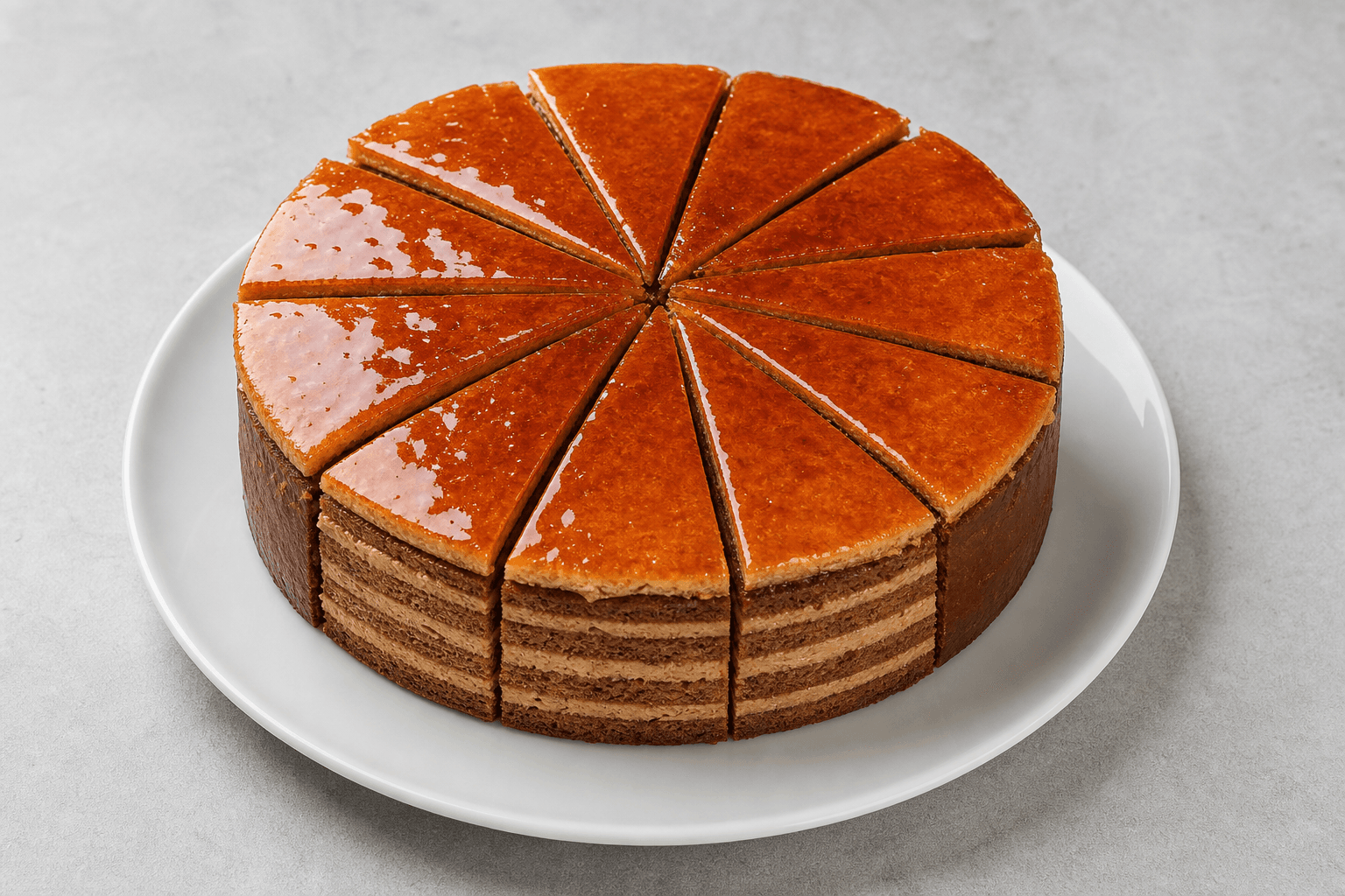 Photorealistic Dobos torte menu-main p06 food image by VDAMO