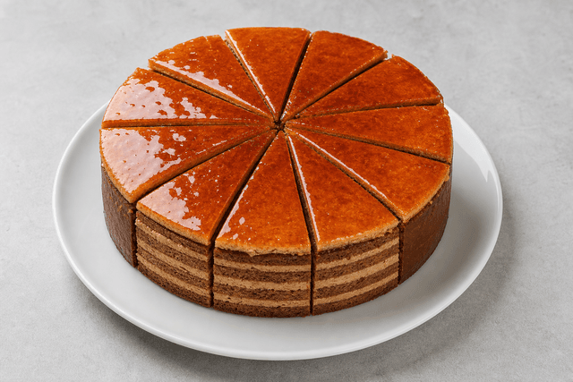Photorealistic Dobos torte menu-main p06 food image by VDAMO