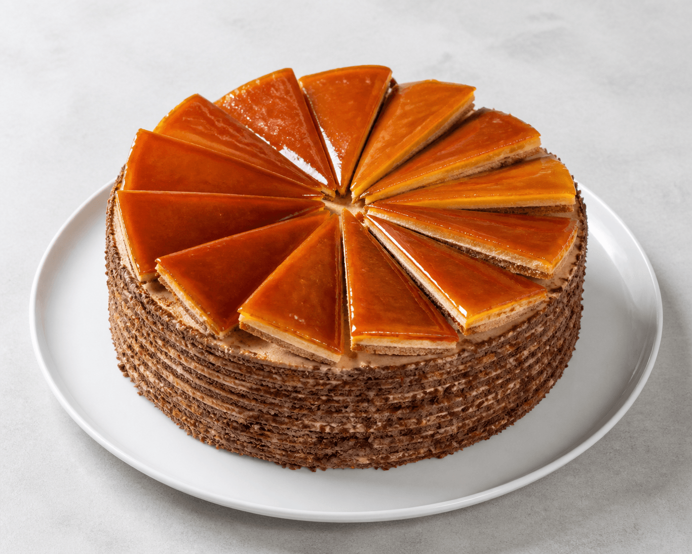 Photorealistic Dobos torte menu-main p07 food image by VDAMO