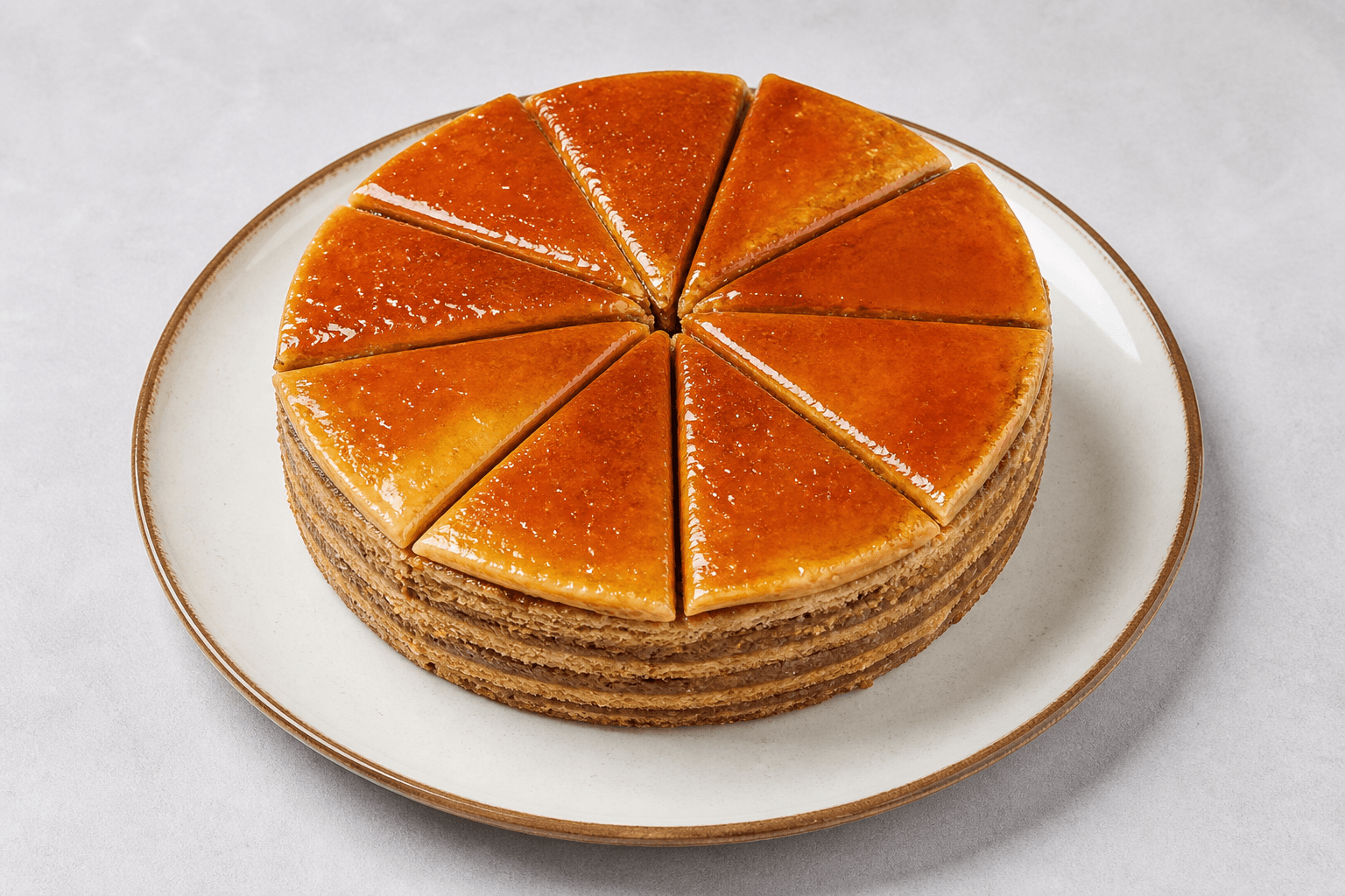 Photorealistic Dobos torte menu-main p08 food image by VDAMO
