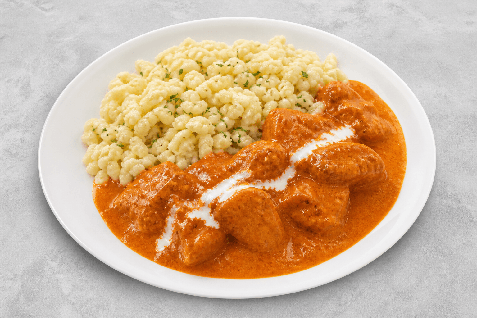 Photorealistic Chicken paprikash menu-main p06 food image by VDAMO
