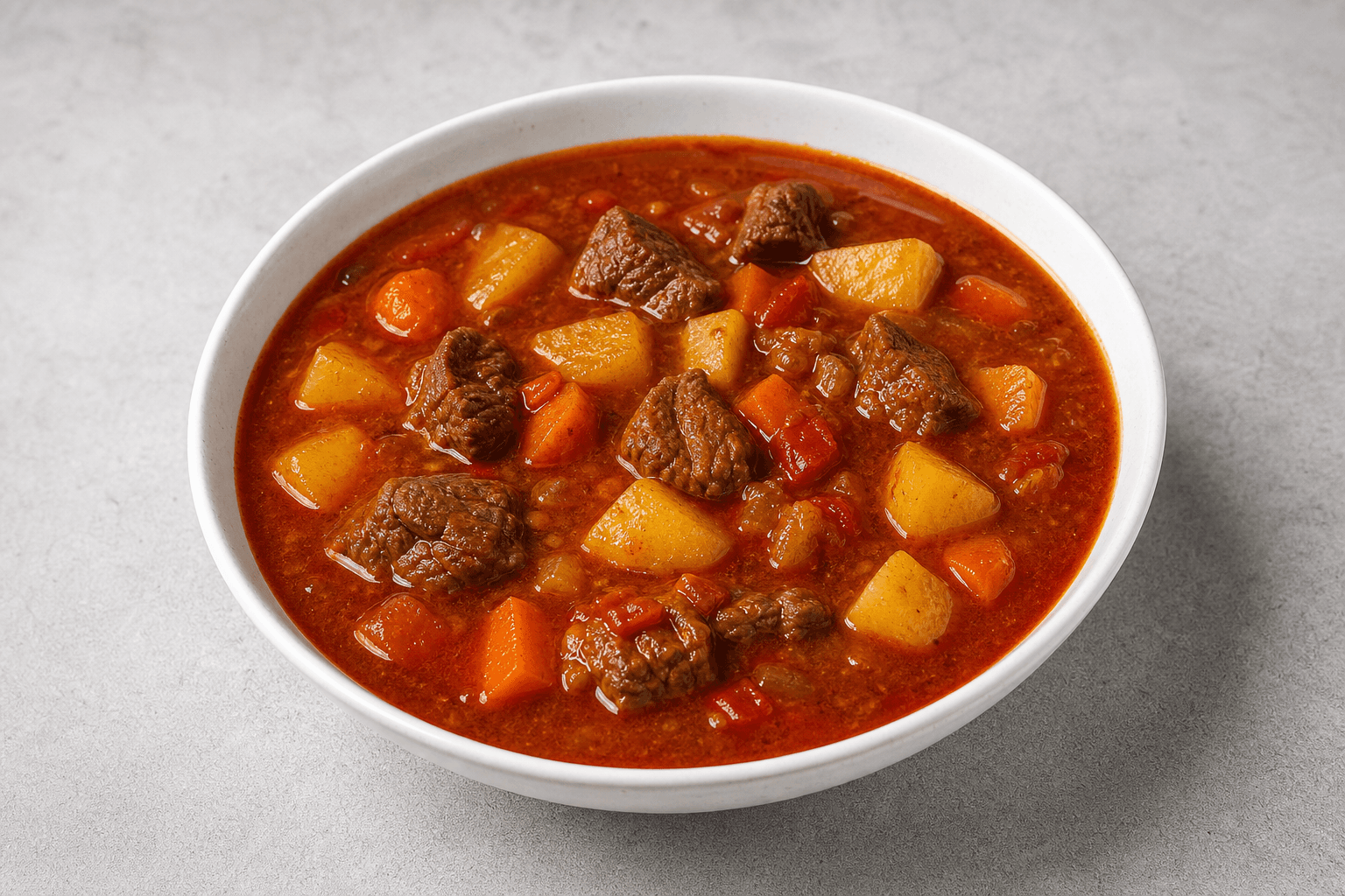 Photorealistic Hungarian gulyas menu-main p09 food image by VDAMO