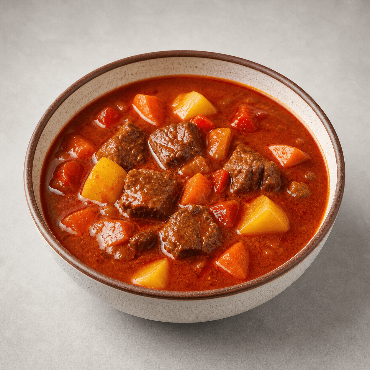 Photorealistic Hungarian gulyas menu-main p10 food image by VDAMO