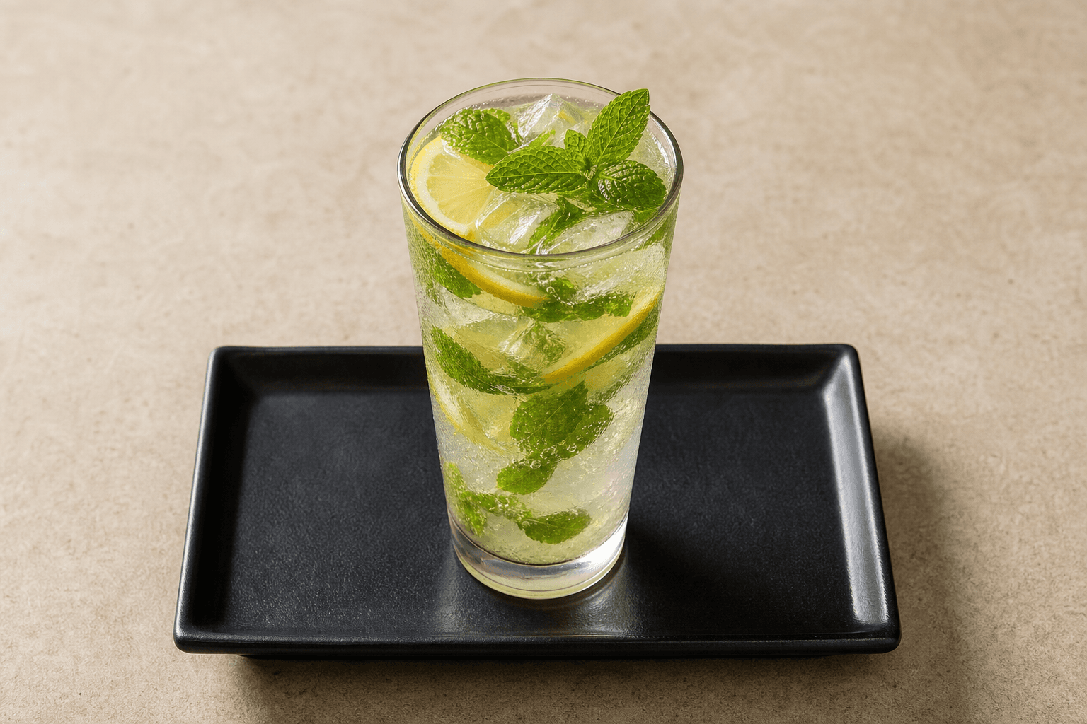 Photorealistic ID Mint lemonade bar-drink menu-main p02 food image by VDAMO
