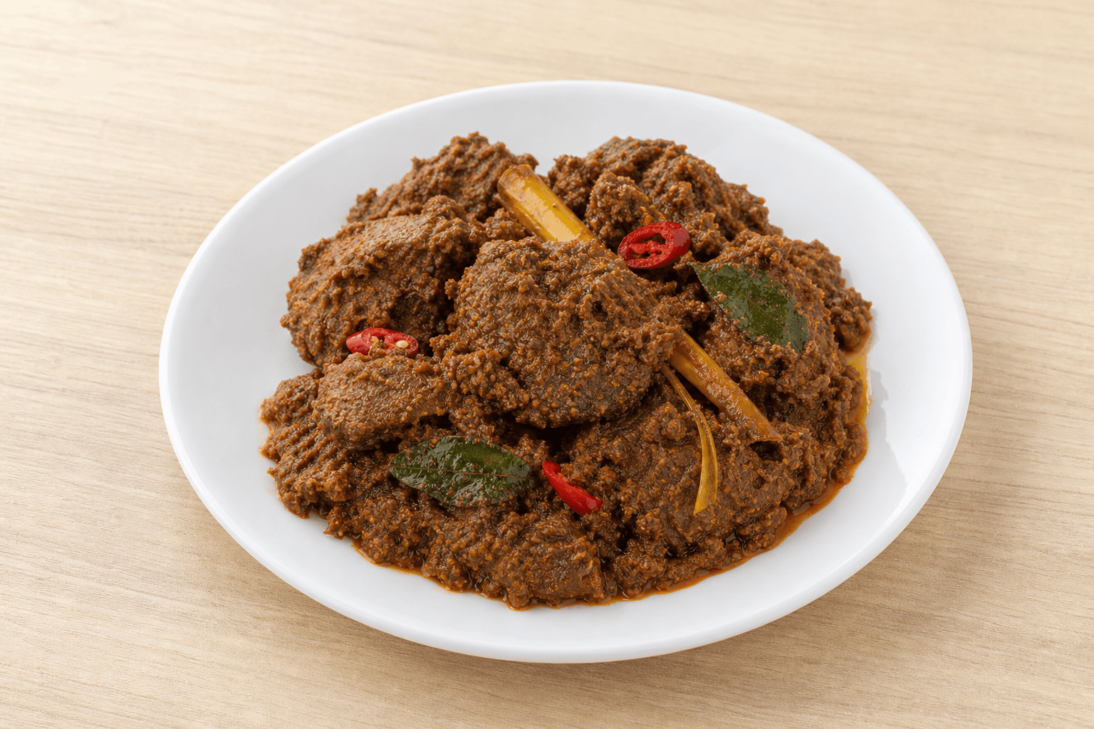 Photorealistic Beef rendang P09 food image by VDAMO